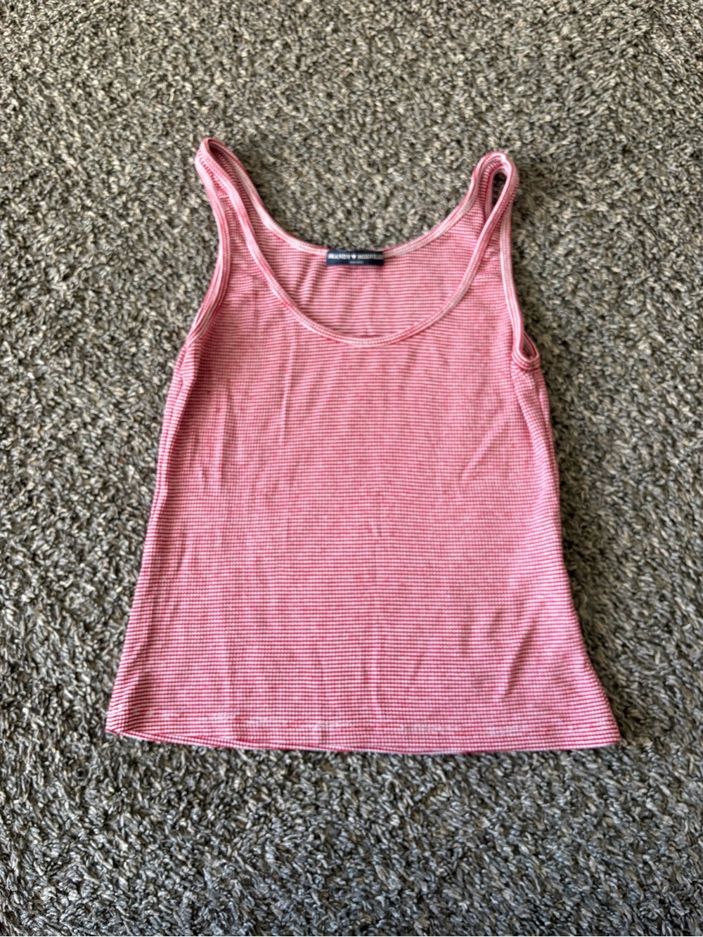 Brandy Melville Striped Scoop Tank